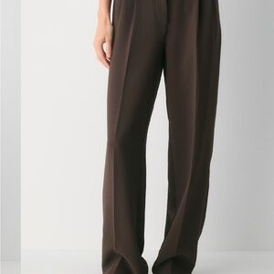 Aritzia Dark Brown Women's Trousers